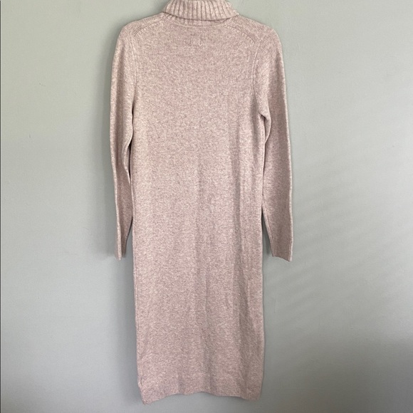 GAP Women’s Cream Long Sleeve Turtleneck Sweater Dress Size Small - Picture 6 of 7